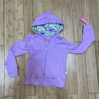 Children's Crocs Full-Zip  Hoodie - Size 8  African Violet