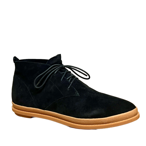 FRENCH CONNECTION Women's Patsie Desert Boot -Black-  Butter Suede