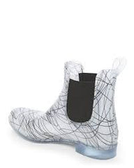 FRENCH CONNECTION Women's Nevis •White/Black• Rain Boot - ShooDog.com