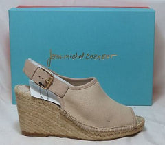 JEAN-MICHEL CAZABAT Women's Mariela Wedge - Stone - MSRP $245 - ShooDog.com