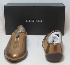 ELLEN TRACY Women's Astra Slip Ons - Dark Bronze - ShooDog.com