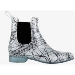 FRENCH CONNECTION Women's Nevis •White/Black• Rain Boot - ShooDog.com