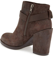 ASH Women's •Falcon•  Harness Ankle Bootie - Brown Leather - ShooDog.com