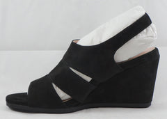 TARYN by TARYN ROSE Women's Dee Dee Wedge - Black Nubuck - 6M - ShooDog.com