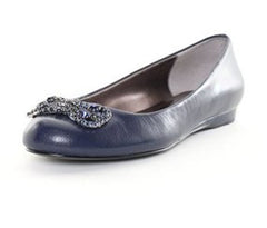 Tahari Women's -Keoni- Ballet Flats  •Marino Navy• - ShooDog.com