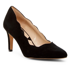 ADRIENNE VITTADINI Women's •Sondra• Almond Toe Pump - Black - ShooDog.com