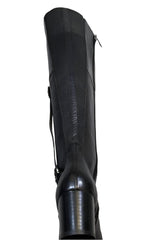 ADRIENNE VITTADINI Women's • Gordy • Boot - Black Soft Calf Leather 6M